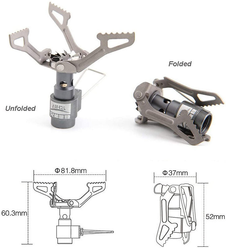 BRS 3000t 25g Ultralight Mini Pocket Gas Stove