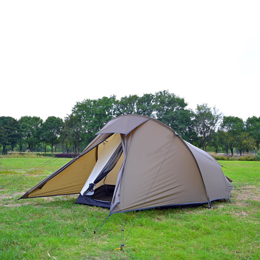 Double door tunnel tent