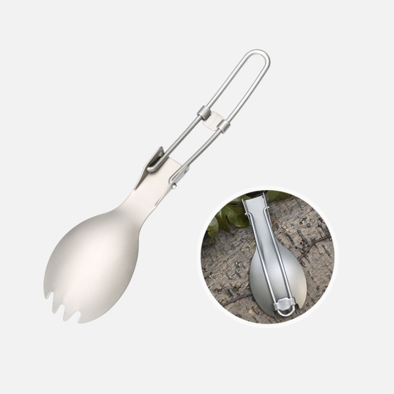 18.5g Titanium Foldable Spork