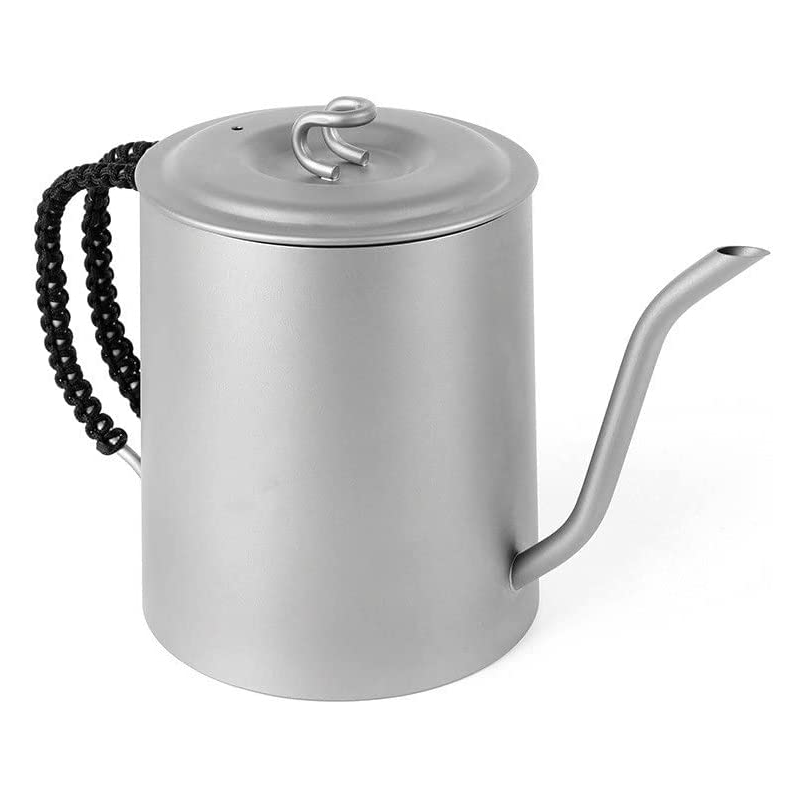 950ml Gooseneck Coffee Pot titanium pot