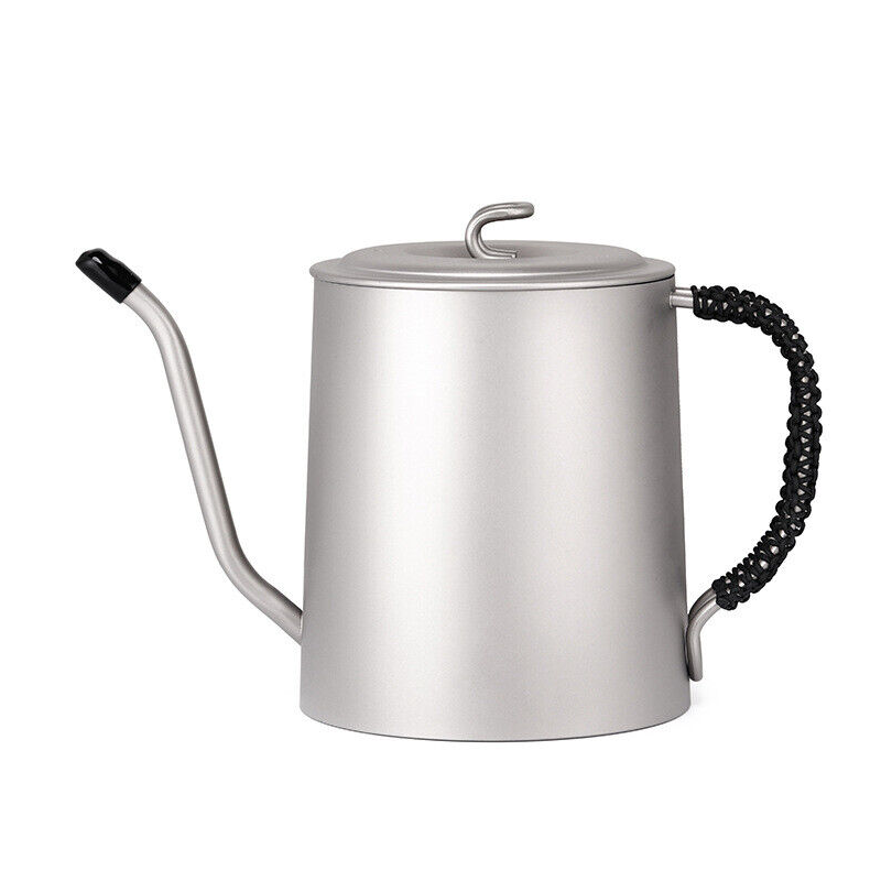 950ml Gooseneck Coffee Pot titanium pot