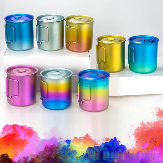 Multicolor Colourful Titanium Mug