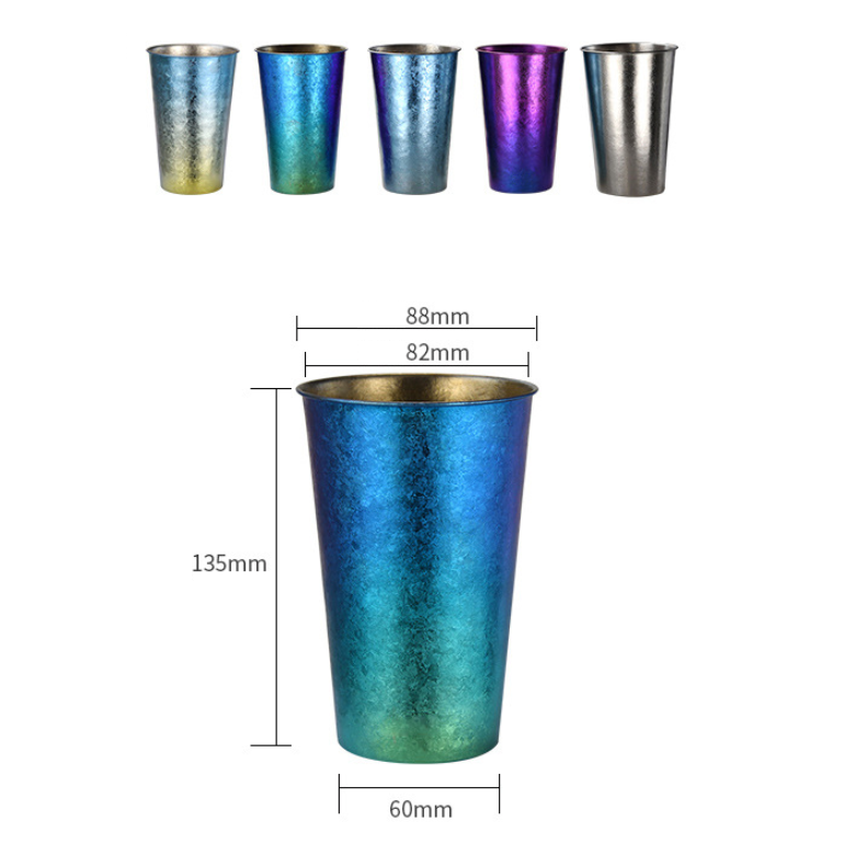 Multicolor Colourful Titanium Mug