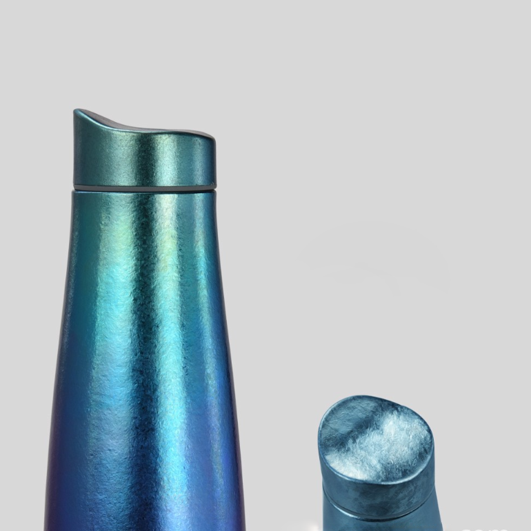 Colourful Pure Titanium Water Bottle Thermos Cup