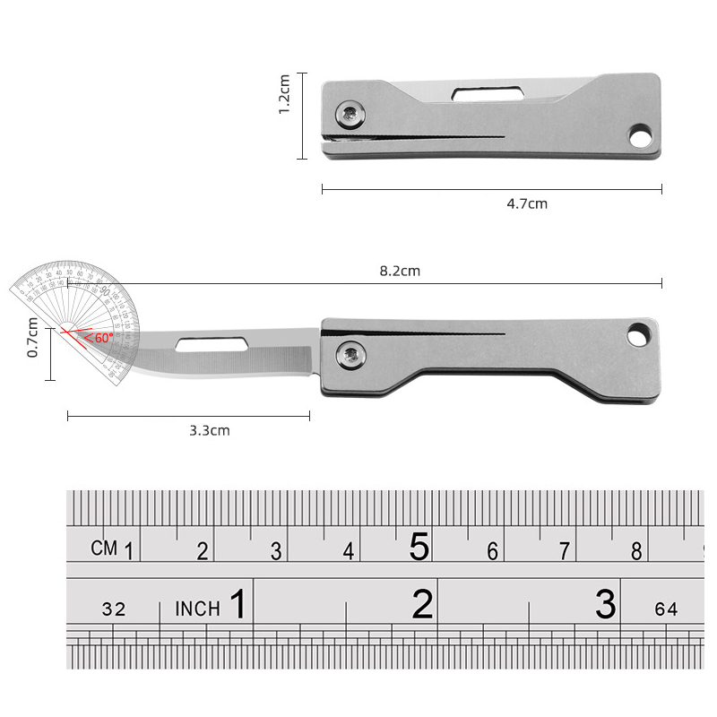 Titanium EDC Folding Pocket Knife