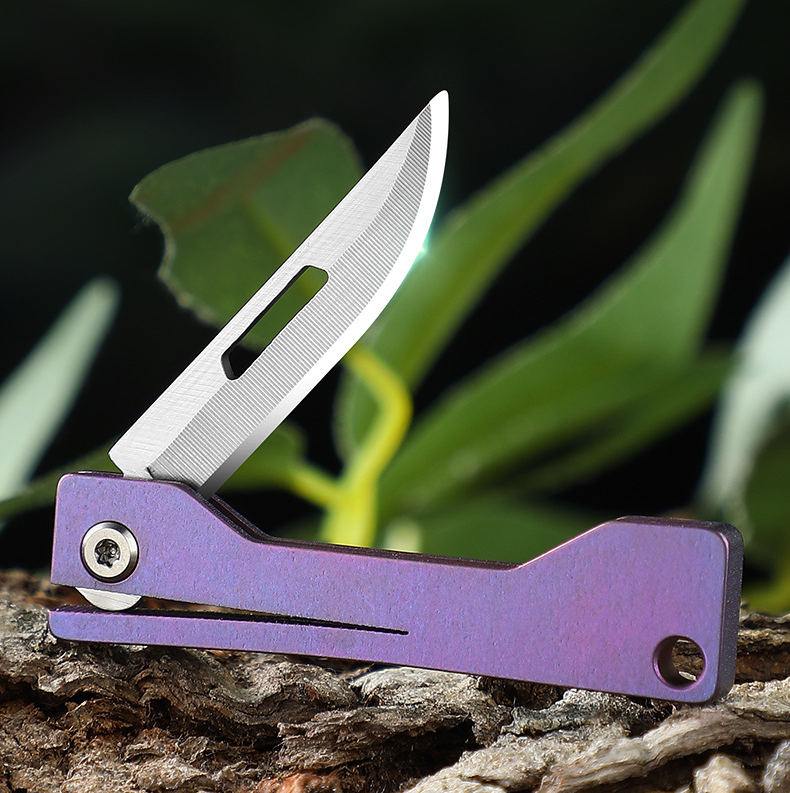 Titanium EDC Folding Pocket Knife