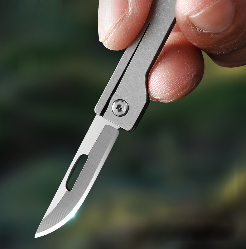 Titanium EDC Folding Pocket Knife