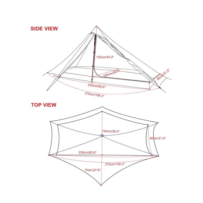 3FUL GEAR Lanshan 1 pro Ultralight Tent