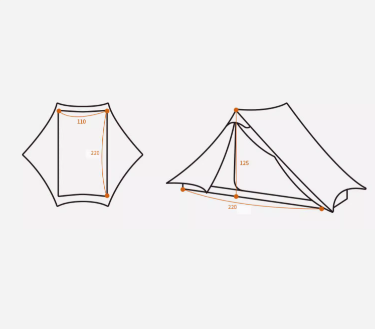 3FUL GEAR Lanshan 2 Pro Ultralight Tent