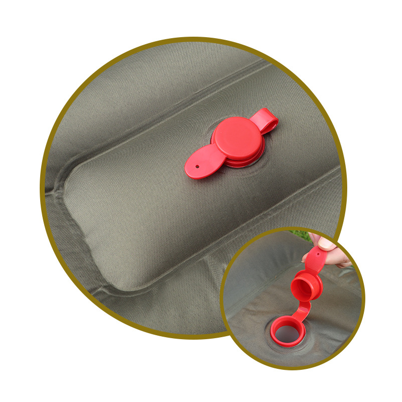 210*70cm Inflatable Sleeping Mat with Pillow Built-in Pump