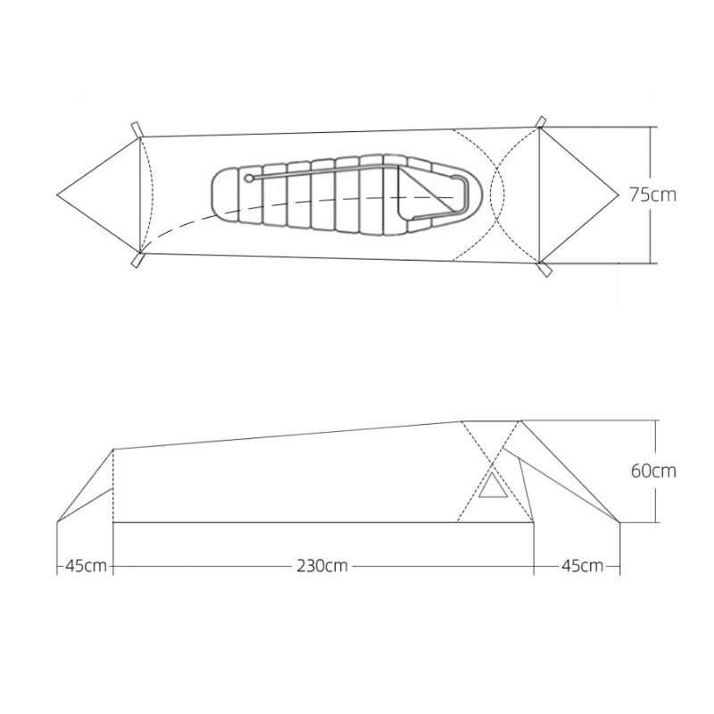 Single person tunnel tent