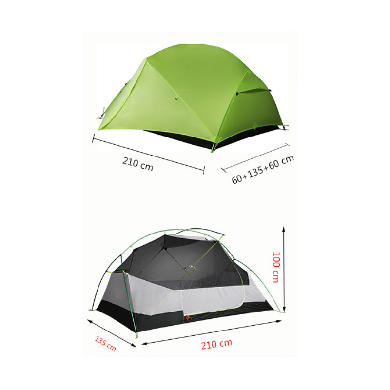 Double Layer Free Standing Tent