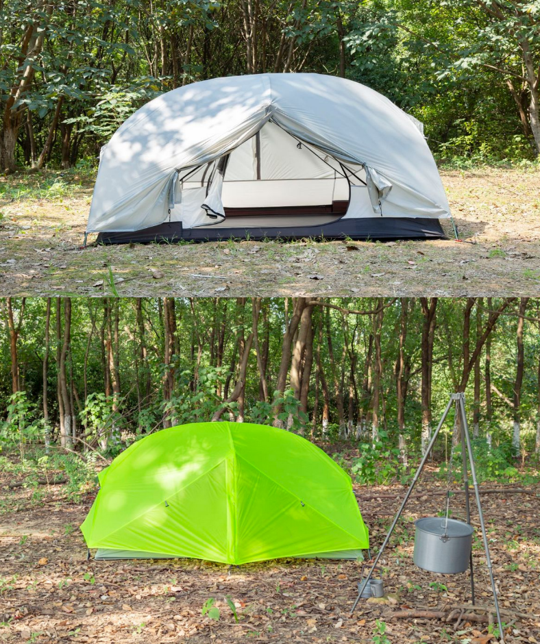 Double Layer Free Standing Tent