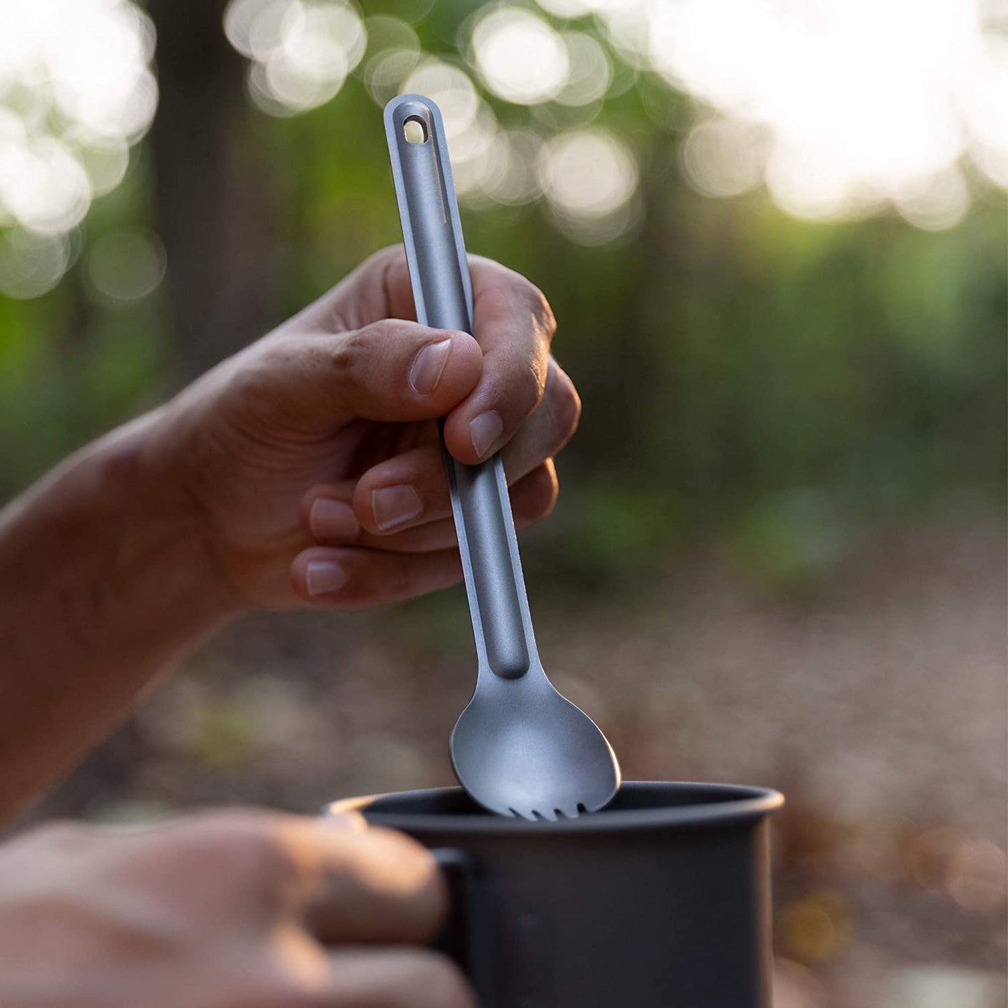 16g Titanium Long Handle Spoon